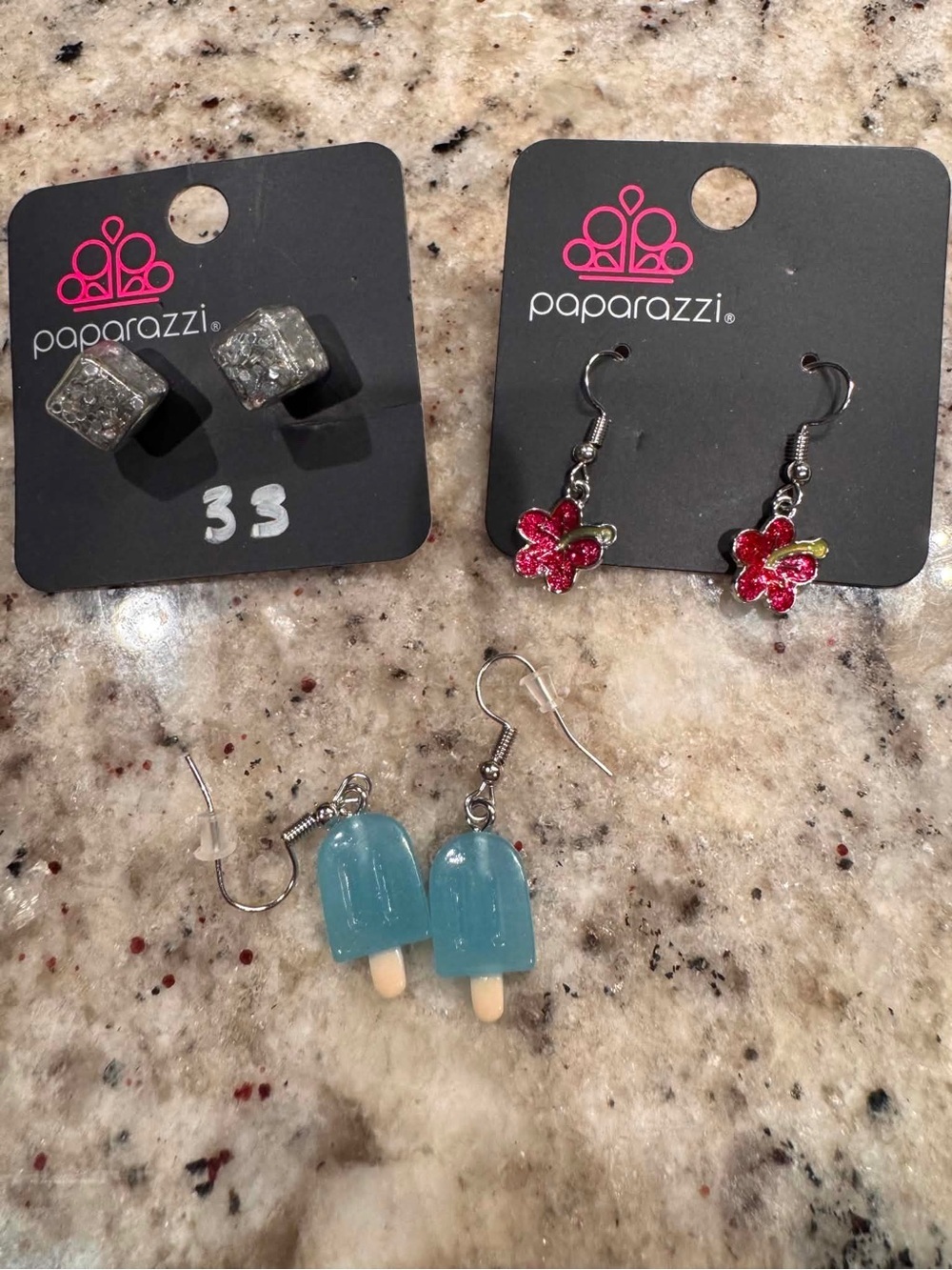 Paparazzi Kids Blue Popsicle Dangle Earrings